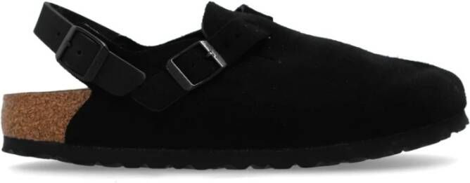 Birkenstock Platte klompen Black Dames