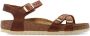 Birkenstock Kumba Dames Sandalen Cognac Narrow fit | Cognac | Nubuck - Thumbnail 3