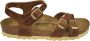 Birkenstock Kumba Dames Sandalen Cognac Narrow fit | Cognac | Nubuck - Thumbnail 3