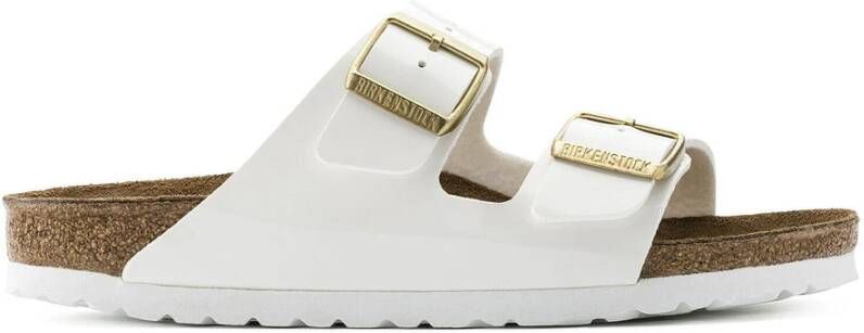 Birkenstock Platte sandalen Wit Dames