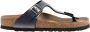 Birkenstock Gizeh Dames Slippers Metallic Black Regular fit | Zwart | Imitatieleer - Thumbnail 2