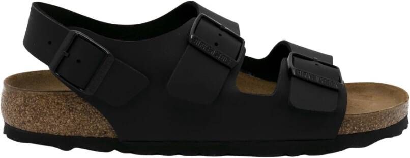 Birkenstock Platte sandalen Zwart Dames