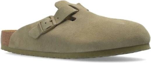 Birkenstock Pure Sage Suède Sandalen Green Heren