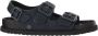 Birkenstock Raffia Sandalen met Lederen Trim Blue Heren - Thumbnail 1