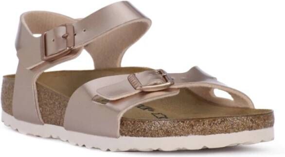 Birkenstock Rio Kids Sandalen Electric Metallic Copper Narrow fit | Goud | Imitatieleer - Foto 17