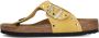 BIRKENSTOCK Teenslippers Dames Gizeh Rivet Border Maat: 41 Materiaal: Suède Kleur: Geel - Thumbnail 2