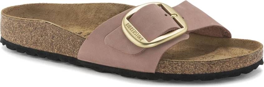 Birkenstock "Roze Leren Slides" Roze Dames