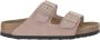 Birkenstock Roze Suède Sandalen met Kurken Zool Pink Dames - Thumbnail 8