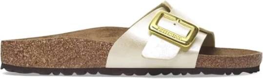 Birkenstock Sandaal met Satijnen Afwerking en Gesp