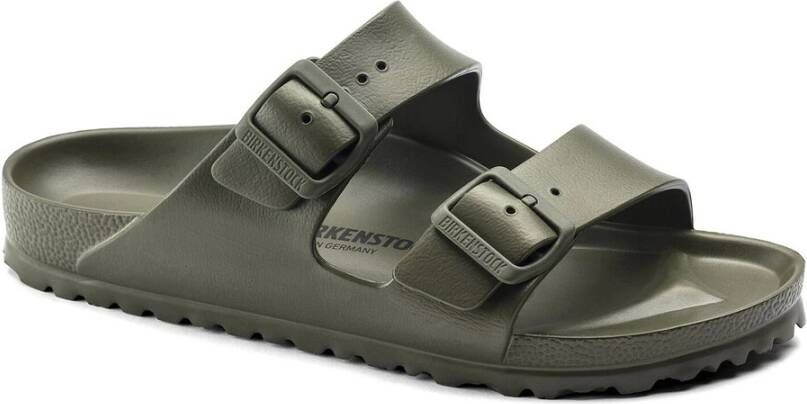 Birkenstock Arizona Slippers en Sandalen Heren Olijf Plastic - Foto 4