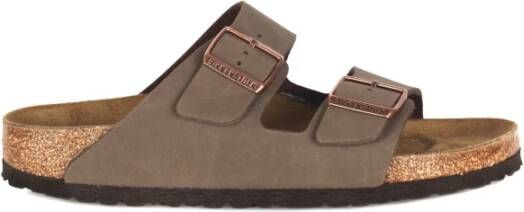 Birkenstock Schuifregelaars Bruin Dames