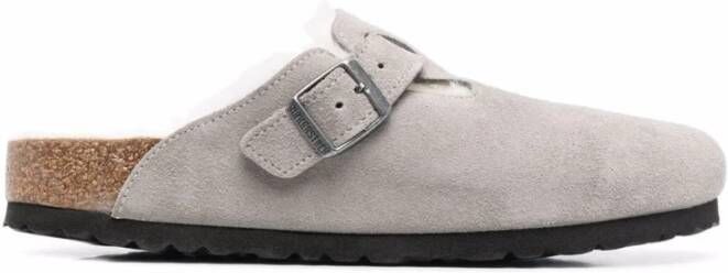 Birkenstock Boston Vl Shearling Stone Coin Stone Coin Slides & sandalen 1017651 - Foto 6