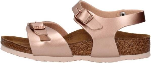 Birkenstock Rio Kids Sandalen Electric Metallic Copper Narrow fit | Goud | Imitatieleer - Foto 19