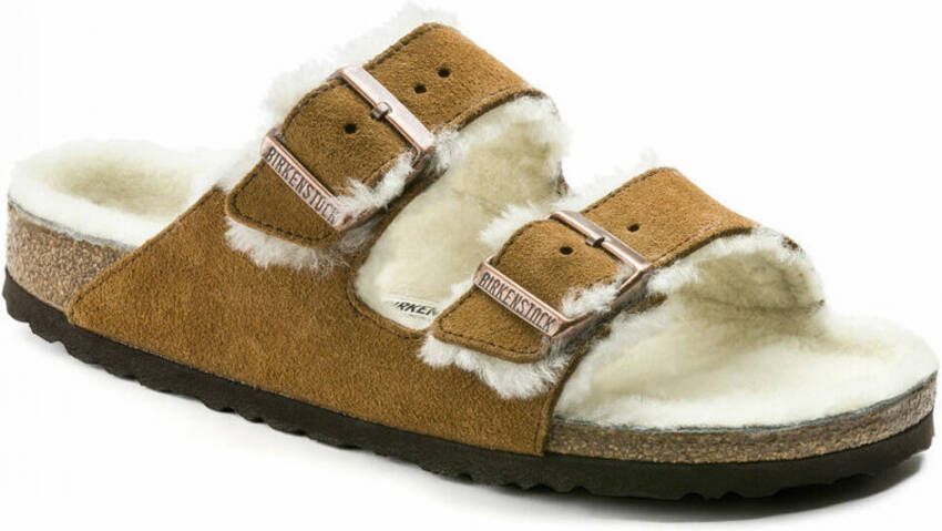 Birkenstock Sandals Arizona Shearling Bruin Dames