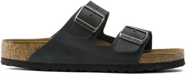 Birkenstock Sandals Arizona Soft Footbed Birko-Flor Black Heren