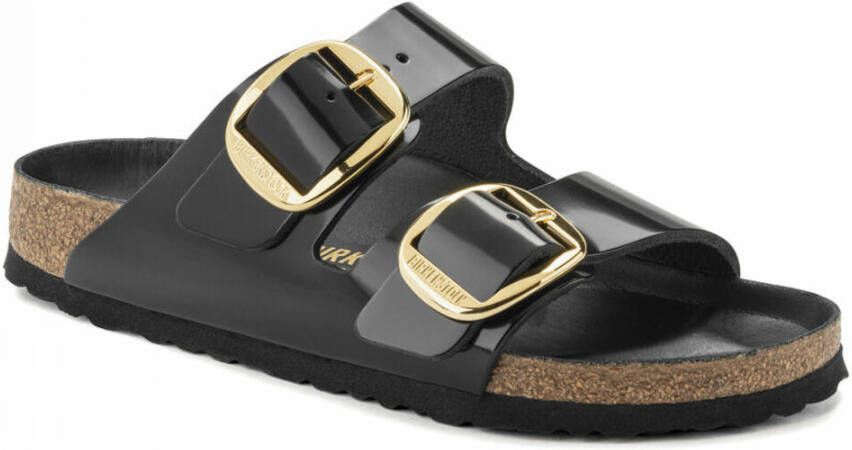 BIRKENSTOCK Slippers Dames Arizona Big Buckle Maat: 40 Materiaal: Nubuck Kleur: Zwart - Foto 5