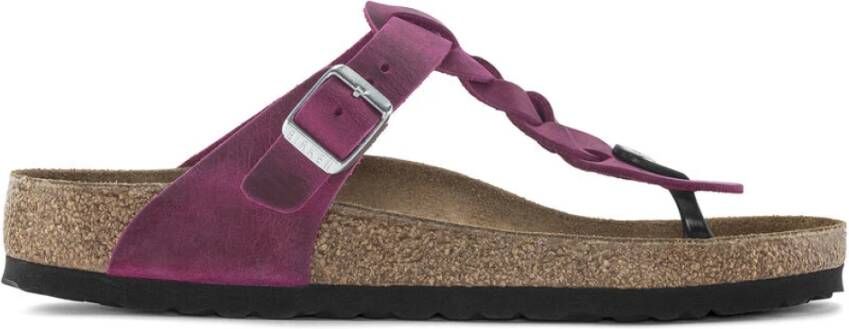 Birkenstock Eenvoudige Zomer Teen Scheider Sandalen