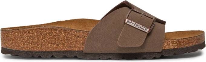 Birkenstock Satin Finish Sandal Catalina Style Brown Dames