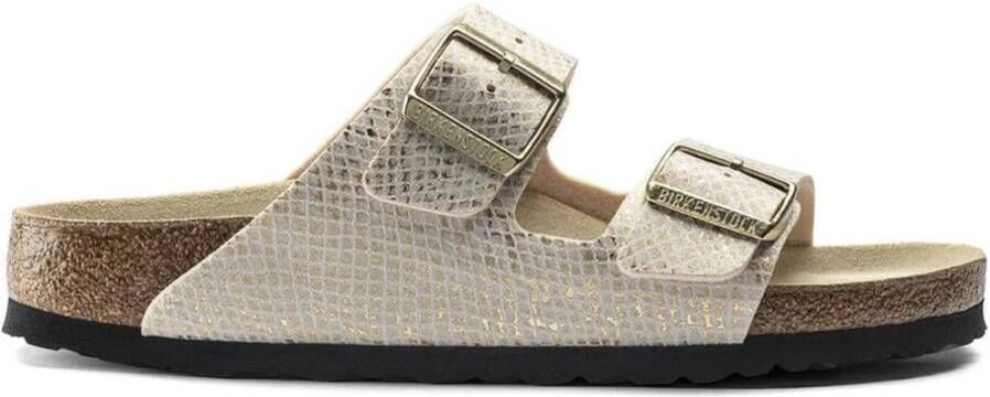Birkenstock NU 21% KORTING Slippers Arizona shiny python in glanzende reptiel look - Foto 6