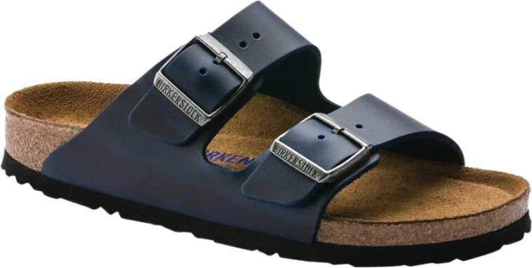 Birkenstock Schuifregelaars Blauw Heren