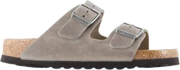 Birkenstock Arizona Slippers Iron Narrow fit | Grijs | Leer - Foto 18