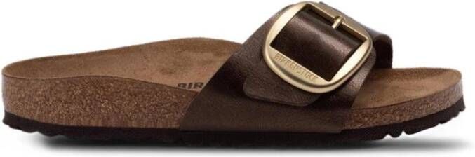 Birkenstock Madrid Graceful Dames Slippers Small fit Bruin - Foto 6
