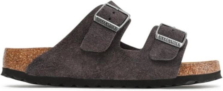 Birkenstock schoenen Arizona VL SFB Velvet Gray 552321 Regular Velvet Gray - Foto 7