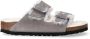 Birkenstock Arizona Shearling Slippers Stone Coin Narrow fit | Grijs | Suède - Thumbnail 90