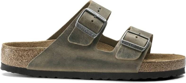 Birkenstock Schuifregelaars Groen Dames