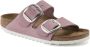Birkenstock Arizona nubuck Big Buckle roze narrow sandalen dames (1022161) - Thumbnail 15