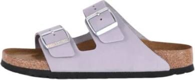 Birkenstock Comfortabele en stijlvolle paarse fog nubuck sliders Grijs Heren - Foto 12