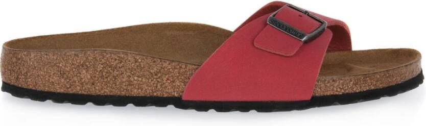 Birkenstock Schuifregelaars Rood Dames