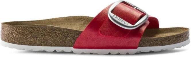 Birkenstock Madrid Graceful Dames Slippers Small fit Rood - Foto 4