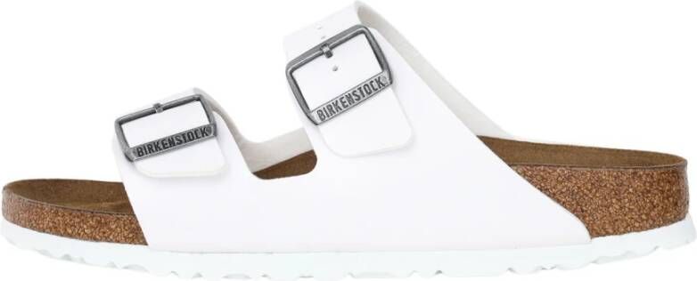 Birkenstock Schuifregelaars Wit Unisex