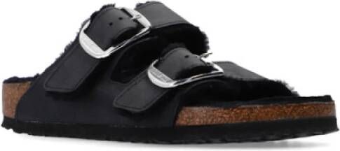 Birkenstock ssandalen Arizona Big Buckle Natural Leather Oiled Etroit Zwart - Foto 16