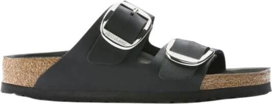 Birkenstock Schuifregelaars Zwart Dames