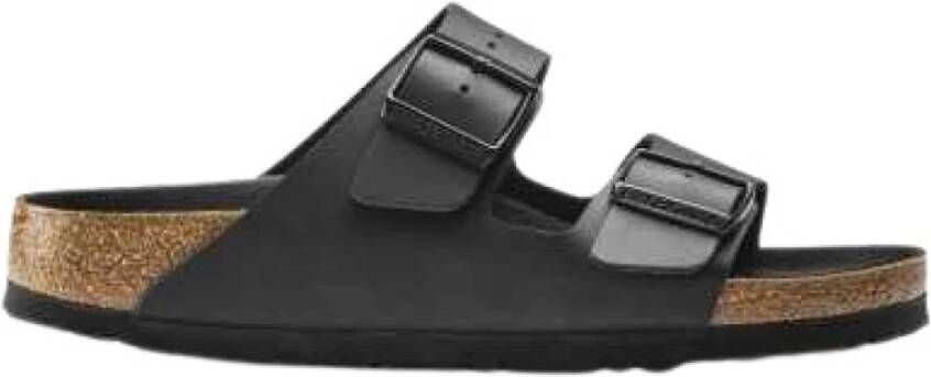 Birkenstock Schuifregelaars Zwart Heren