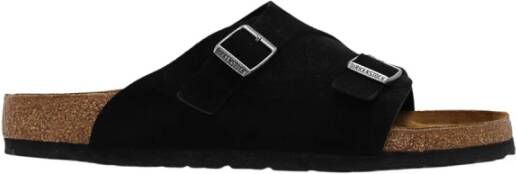 Birkenstock Schuifregelaars Zwart Heren