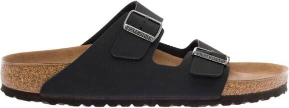 Birkenstock Schuifregelaars Zwart Heren