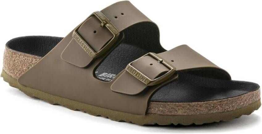 Birkenstock "Schuifslippers" Groen Heren