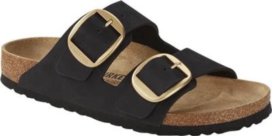 BIRKENSTOCK Slippers Dames Arizona Big Buckle Maat: 41 Materiaal: Nubuck Kleur: Zwart - Foto 6