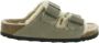 Birkenstock Arizona Shearling Slippers Stone Coin Narrow fit | Grijs | Suède - Thumbnail 132