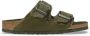 Birkenstock Shearling Arizona Sandalen Green Heren - Thumbnail 1