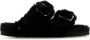 Birkenstock Shearling Arizona Slippers Black Dames - Thumbnail 1