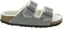 Birkenstock Arizona Shearling Slippers Stone Coin Narrow fit | Grijs | Suède - Thumbnail 100