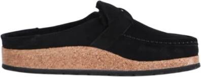 Birkenstock Sandalen Black Buckley Shearling Suede Slip-On Shoes in zwart - Foto 7
