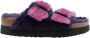 Birkenstock Arizona Big Buckle Shearling Sandalen Multicolor Dames - Thumbnail 1