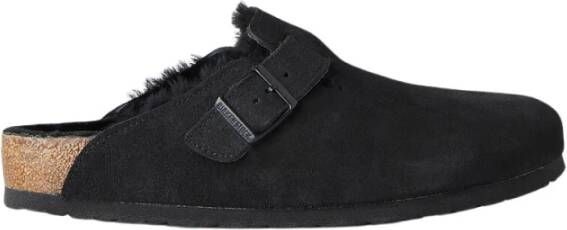Birkenstock Shearling Muiltjes voor Heren Black Heren