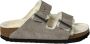 Birkenstock Arizona Shearling Slippers Stone Coin Narrow fit | Grijs | Suède - Thumbnail 76