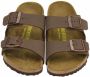 Birkenstock Kindersandalen Arizona Birko Flor Birkibuc Etroit Bruin - Thumbnail 2